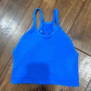 Blue free people movement tank